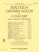 16 Grands Solos de Concours woodwind sheet music cover