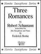 Three Romances woodwind sheet music cover