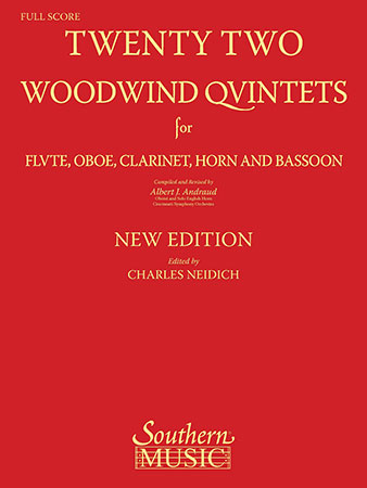 22 Woodwind Quintets woodwind sheet music cover