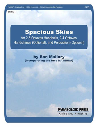Spacious Skies handbell sheet music cover