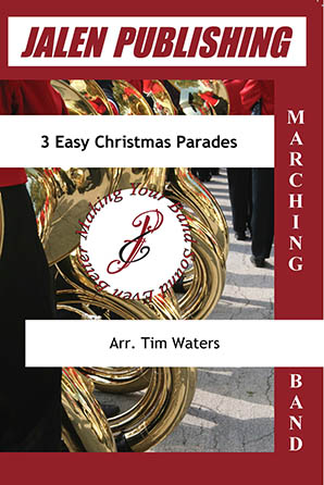 3 Easy Christmas Parades marching band sheet music cover