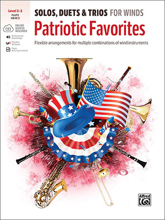 Solos, Duets & Trios for Winds: Patriotic Favorites brass sheet music cover