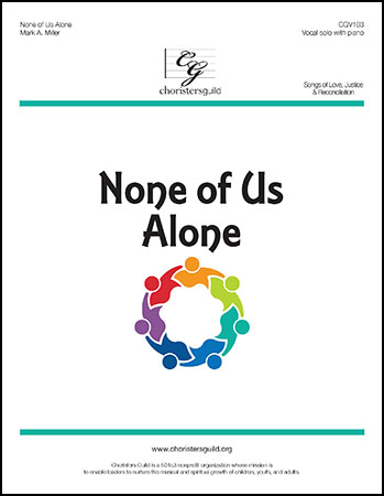 None of Us Alone vocal sheet music cover