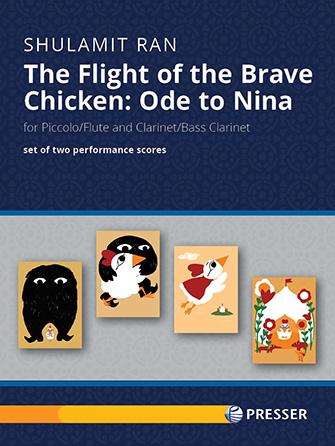 The Flight of the Brave Chicken: Ode to Nina library edition cover