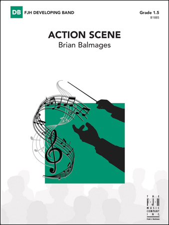 Action Scene band sheet music cover