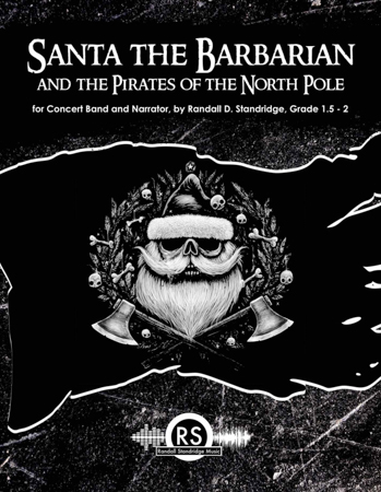 Santa the Barbarian and the Pirates of the North Pole christmas sheet music cover