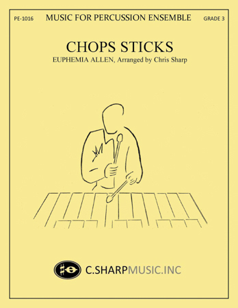 Chops Sticks percussion sheet music cover