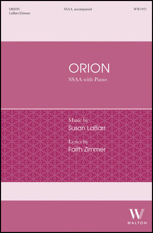 Orion community sheet music cover