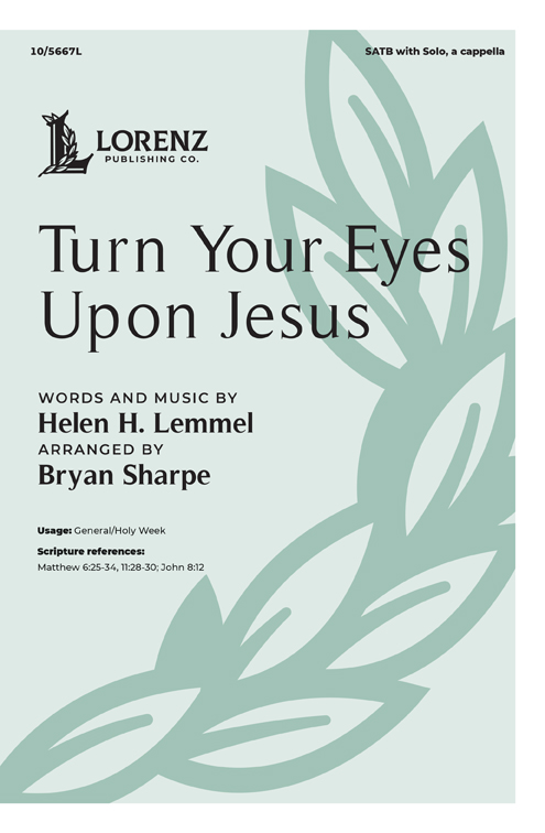 Turn Your Eyes upon Jesus church choir sheet music cover