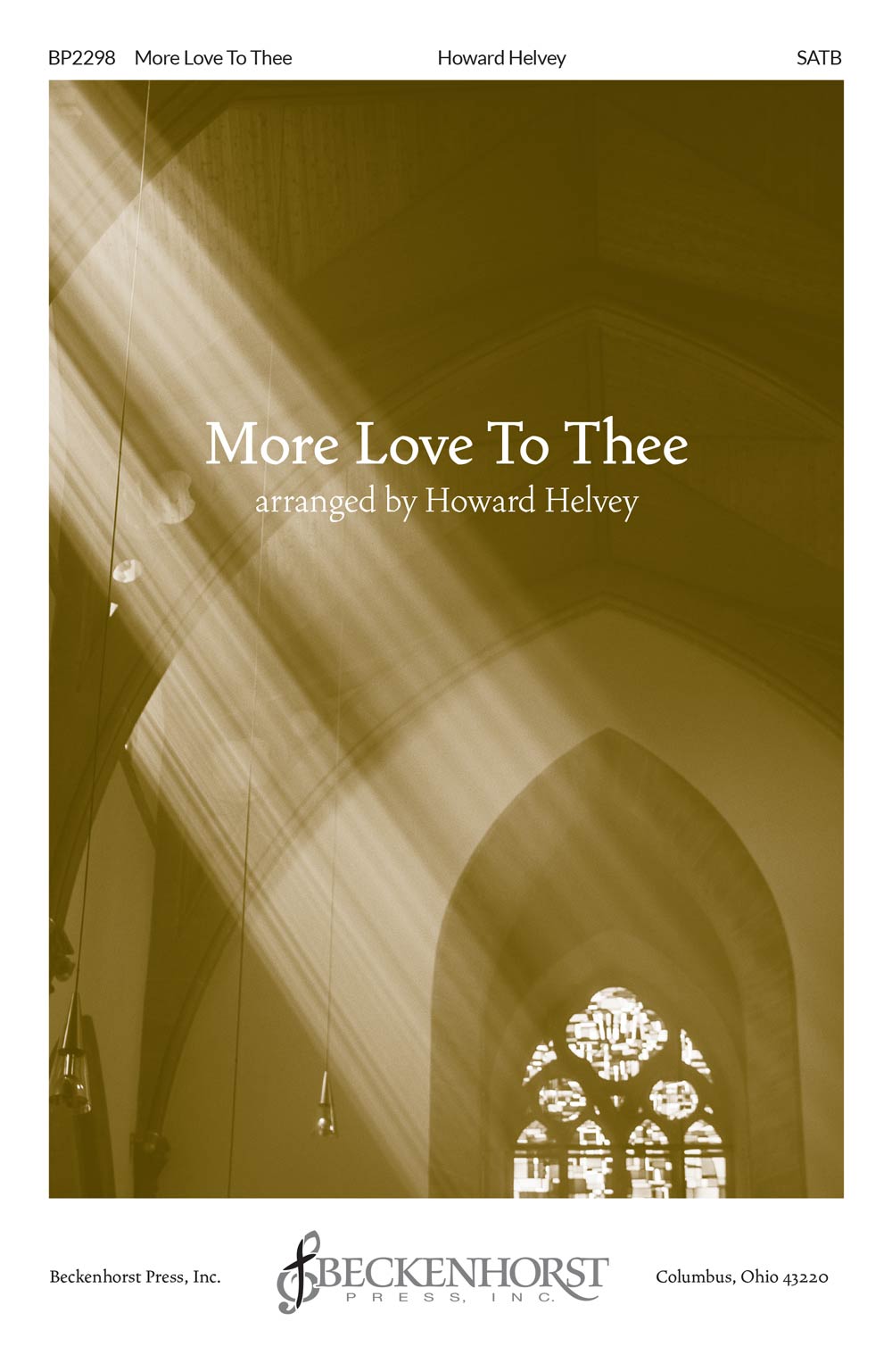 More Love to Thee church choir sheet music cover