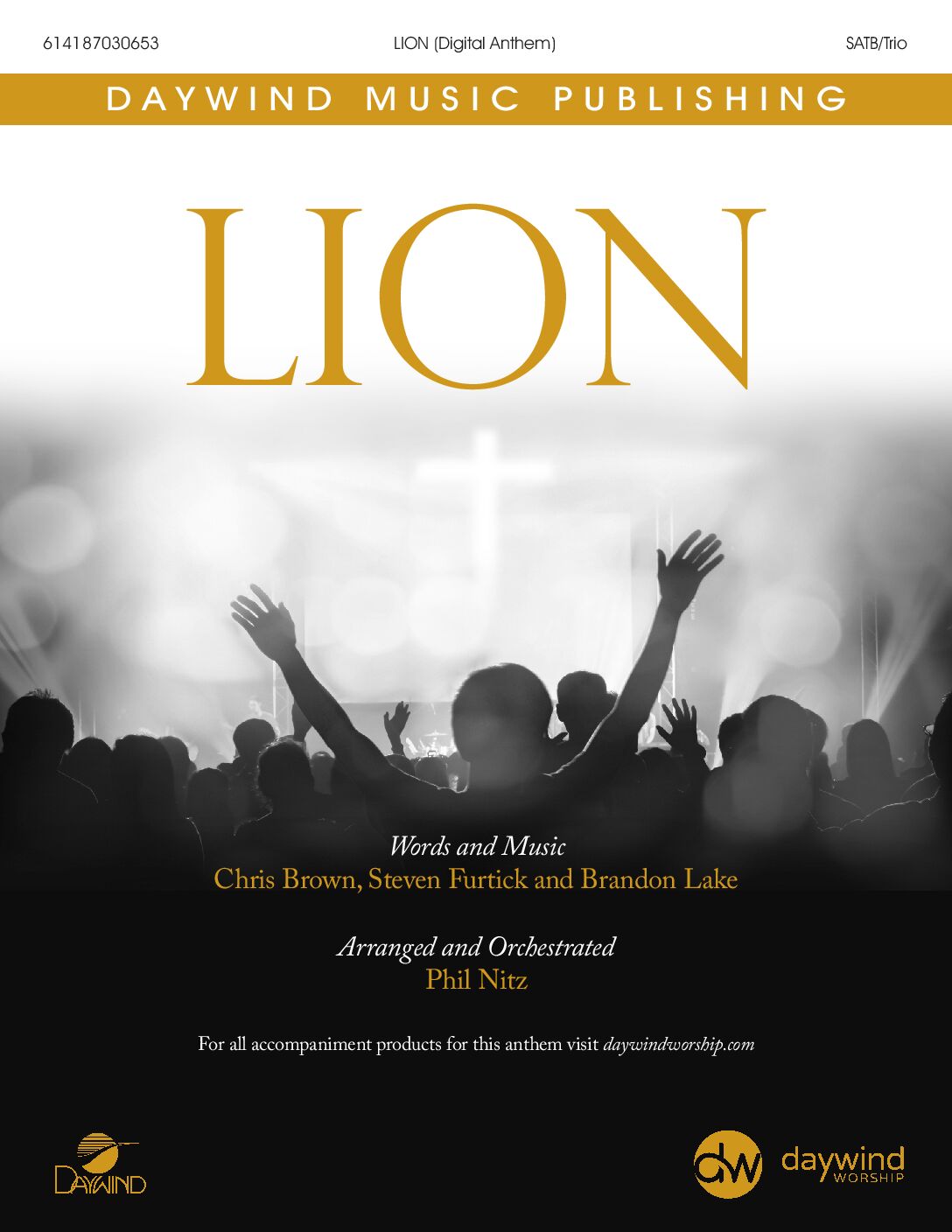 Lion church choir sheet music cover