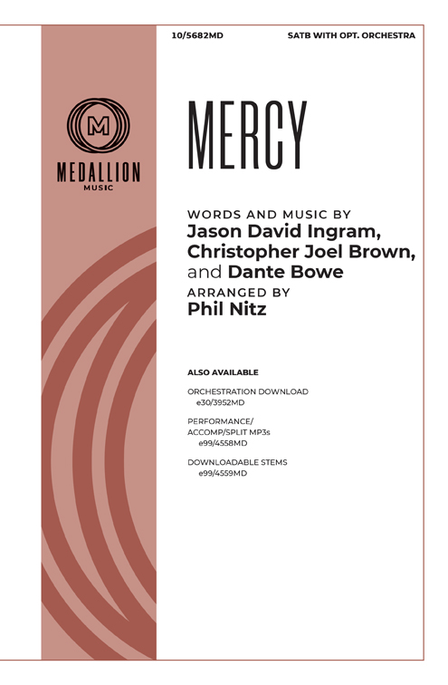 Mercy church choir sheet music cover