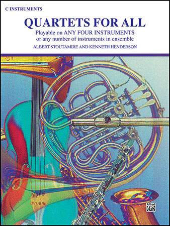 Quartets for All brass sheet music cover