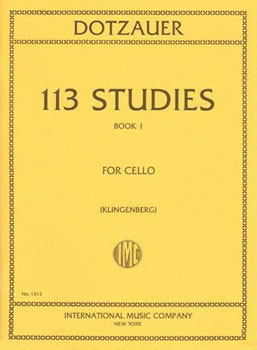 113 Studies string sheet music cover