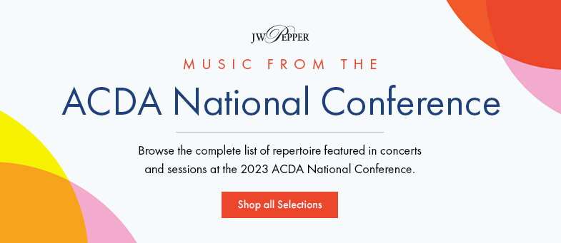 Shop the ACDA complete list of choral repertoire.