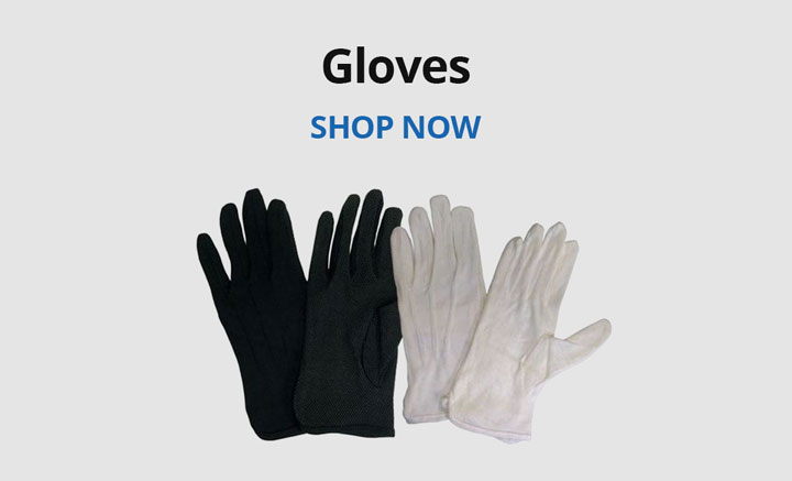 Shop handbell gloves.