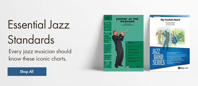 Shop essential jazz standards for iconic charts every jazz musician should know.