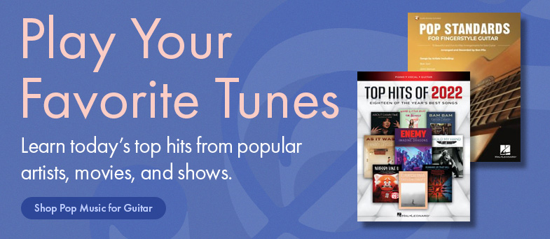 Shop pop music and tabs for guitar and play your favorite tunes from artists, movies, and shows.