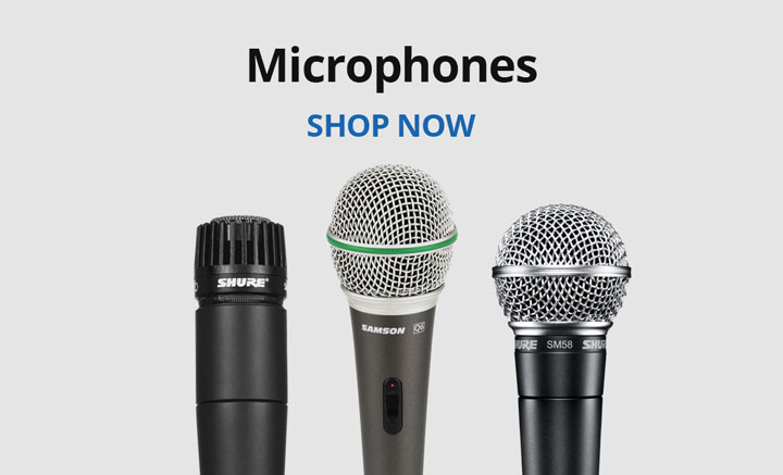 Shop microphones.